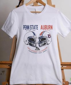 Official Penn State V Auburn College Football Helmets T Shirt