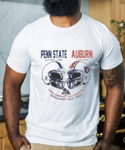 Official Penn State V Auburn College Football Helmets T Shirt