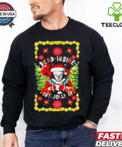 Official Pennywise dead inside but jolly af Christmas Sweatshirt