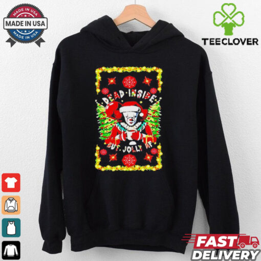 Official Pennywise dead inside but jolly af Christmas Sweatshirt