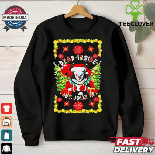 Official Pennywise dead inside but jolly af Christmas Sweatshirt