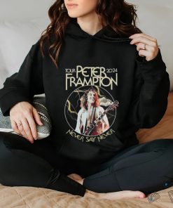 Official Peter Frampton 2024 Tour Never Say Never Tour Shirt