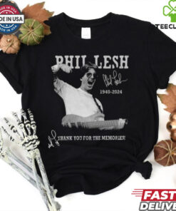 Official Phil Lesh 1940 2024 x Grateful Dead Thank You For The Memories Signature Shirt