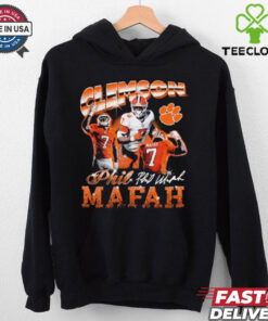Official Phil Mafah Clemson Tigers 90s Retro Signature Graphic t shirt