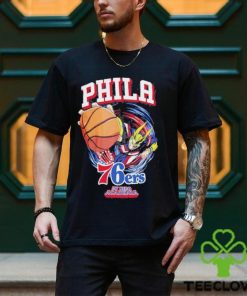 Official Philadelphia 76ers Hyperfly Unisex NBA x My Hero Academia All Might Smash T Shirt