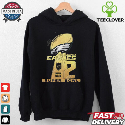 Official Philadelphia Eagles 2 Super Bowl 2017 2024 Shirt