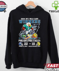 Official Philadelphia Eagles 2025 NFC Divisional Winners 22 10 mascot shirt