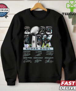 Official Philadelphia Eagles 2025 Super Bowl LIX Championship Shirt
