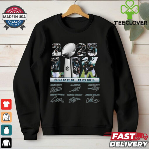 Official Philadelphia Eagles 2025 Super Bowl LIX Championship Shirt