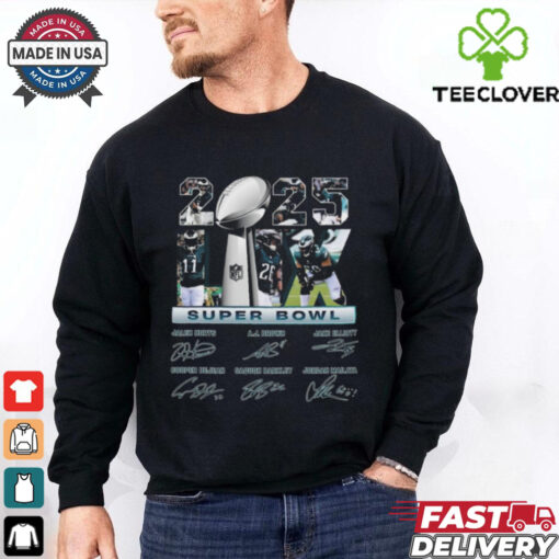 Official Philadelphia Eagles 2025 Super Bowl LIX Championship Shirt