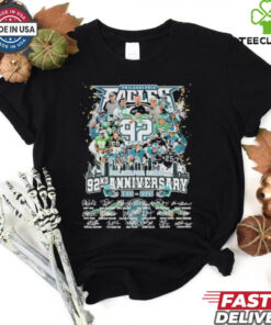 Official Philadelphia Eagles 92nd Anniversary 1933 2024 Signatures shirt