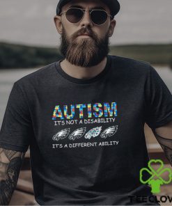 Official Philadelphia Eagles Autism It’s Not A Disability It’s A Different Ability 2023 hoodie, sweater, longsleeve, shirt v-neck, t-shirt