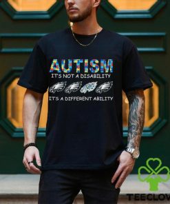 Official Philadelphia Eagles Autism It’s Not A Disability It’s A Different Ability 2023 hoodie, sweater, longsleeve, shirt v-neck, t-shirt