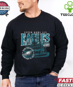 Official Philadelphia Eagles Football 2024 Super Bowl LIX Steamboat New Orleans February 9 2025 t shirt