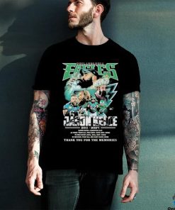 Official Philadelphia Eagles Jason Kelce Thank You For The Memories 13 Seasons T Shirt 3 Official Philadelphia Eagles Jason Kelce Thank You For The Memories 13 Seasons T Shirt