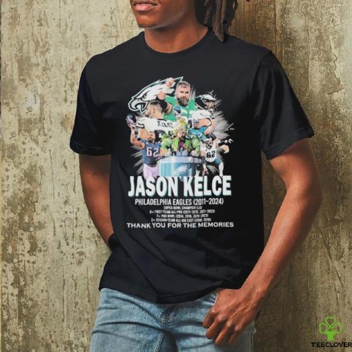 Official Philadelphia Eagles Jason Kelce Thank You For The Memories T Shirt