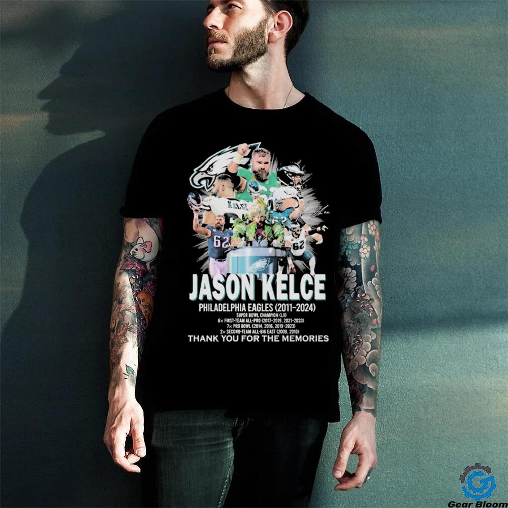 Official Philadelphia Eagles Jason Kelce Thank You For The Memories T Shirt Official Philadelphia Eagles Jason Kelce Thank You For The Memories T Shirt