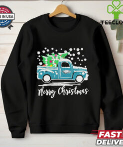 Official Philadelphia Eagles Logo Christmas Truck and Tree Shirt