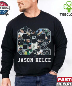 Official Philadelphia Eagles NFL 62 Jason Kelce 7X Pro Bowls 2025 Signature 2025 T Shirts