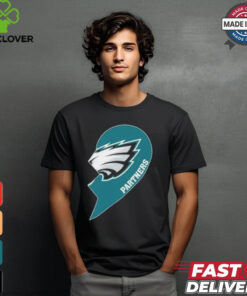 Official Philadelphia Eagles Partners Half Heart Shirt