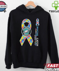 Official Philadelphia Eagles Philly Cancer NFL Crucial Catch Intercept Autism T shirts