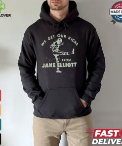 Official Philadelphia Eagles We Get Our Kicks From Jake Elliott t shirt