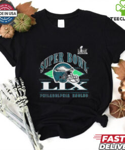 Official Philadelphia Eagles Win Washington Commanders 2024 Super Bowl LIX Participant Helmet Vintage t shirt