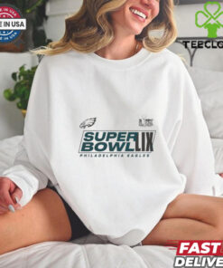Official Philadelphia Eagles Win Washington Commanders 2024 Super Bowl LIX Participant t shirt