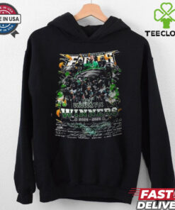 Official Philadelphia Eagles fly Eagles fly Winners 2024 2025 Football legends signature shirt