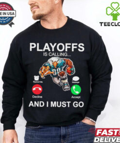 The **Official Philadelphia Eagles Playoffs is Calling and I Must Go Shirt** captures the excitement of the Eagles making a playoff run. With a fun, bold design, it’s perfect for fans who are gearing up for postseason action and want to show their unwavering support for the team!