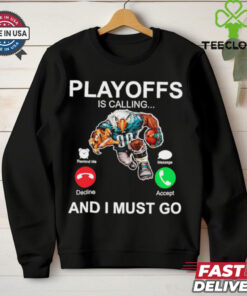 The **Official Philadelphia Eagles Playoffs is Calling and I Must Go Shirt** captures the excitement of the Eagles making a playoff run. With a fun, bold design, it’s perfect for fans who are gearing up for postseason action and want to show their unwavering support for the team!