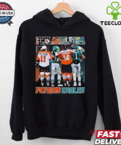 Official Philadelphia Flyers x Philadelphia Eagles Signatures shirt