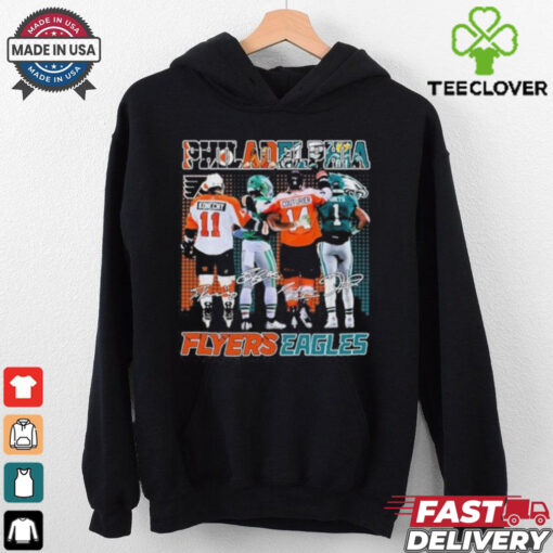 Official Philadelphia Flyers x Philadelphia Eagles Signatures shirt
