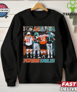 Official Philadelphia Flyers x Philadelphia Eagles Signatures shirt