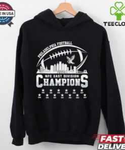 Official Philadelphia Football 2024 NFC East 13 Time Champions Shirt