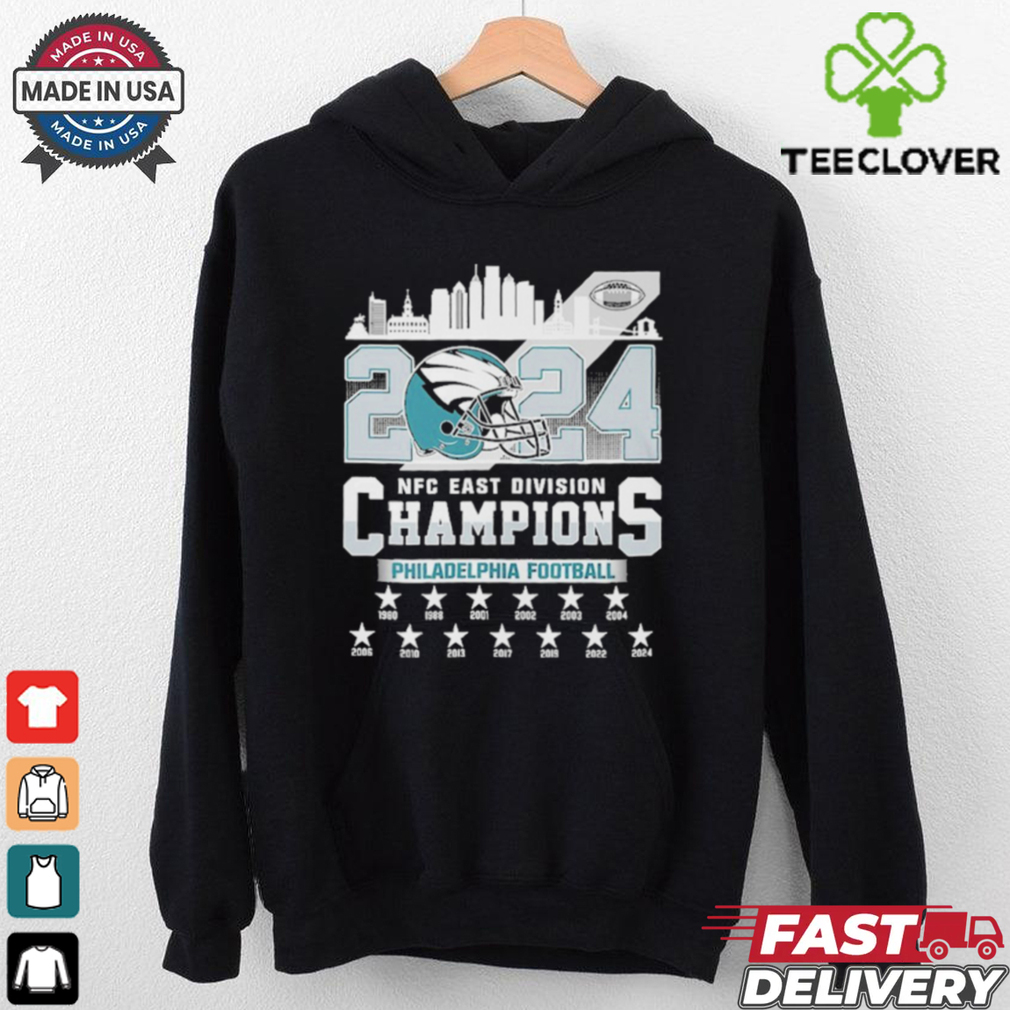 Official Philadelphia Football 2024 NFC East Champions Shirt Official Philadelphia Football 2024 NFC East Champions Shirt