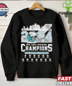 Official Philadelphia Football 2024 NFC East Champions Shirt