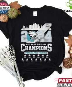 Official Philadelphia Football 2024 NFC East Champions Shirt