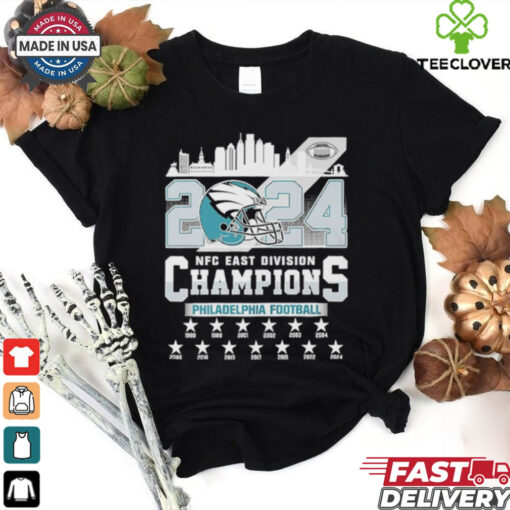 Official Philadelphia Football 2024 NFC East Champions Shirt