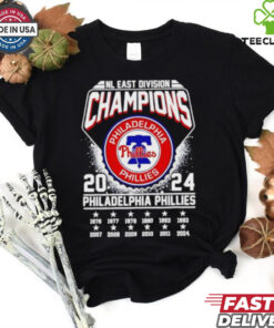 Official Philadelphia Phillies Al East Division Champions 2024 hoodie, sweater, longsleeve, shirt v-neck, t-shirt