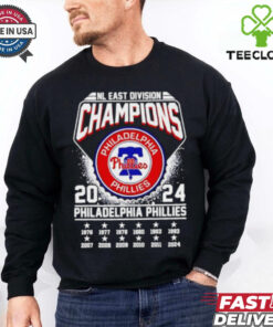 Official Philadelphia Phillies Al East Division Champions 2024 hoodie, sweater, longsleeve, shirt v-neck, t-shirt