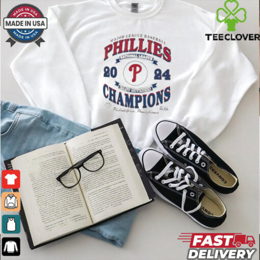 Official Philadelphia Phillies Major League Baseball National League 2024 East Division Champions vintage hoodie, sweater, longsleeve, shirt v-neck, t-shirt