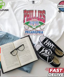 Official Philadelphia Phillies White Straight Shot 47 Franklin Fashion Shirt