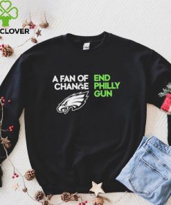 Official Philladeiphia Eagles A Fan Of End Change Philly Gun T Shirts