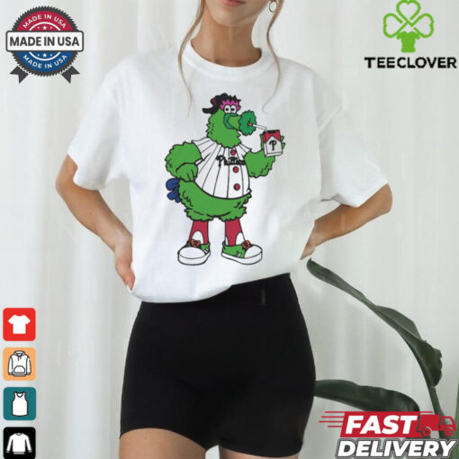 Official Phillies Smoking Philadelphia Phillies Mascot Shirt
