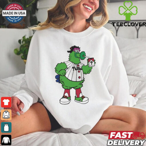 Official Phillies Smoking Philadelphia Phillies Mascot Shirt