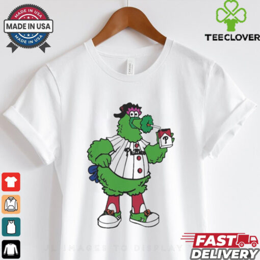 Official Phillies Smoking Philadelphia Phillies Mascot Shirt