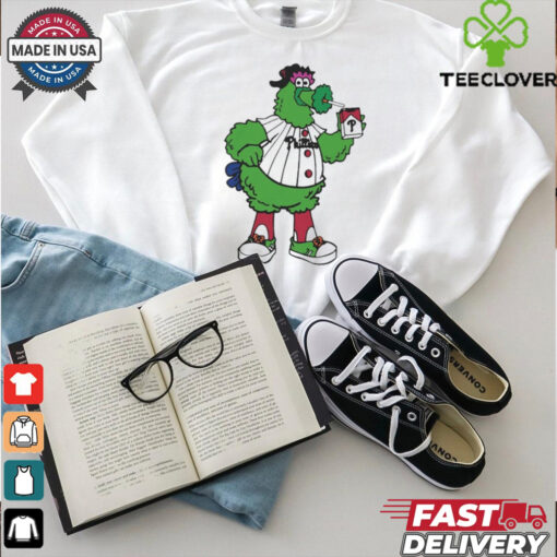 Official Phillies Smoking Philadelphia Phillies Mascot Shirt