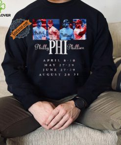 Official Philly Phillies April 8 10 May 27 29 June 27 29 August 28 31 Tour of 2025 shirt 2 Official Philly Phillies April 8 10 May 27 29 June 27 29 August 28 31 Tour of 2025 shirt
