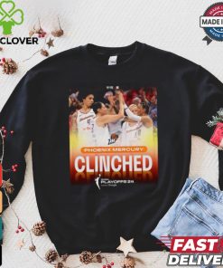 Official Phoenix Mercury Clinched WNBA Playoffs 2024 shirt
